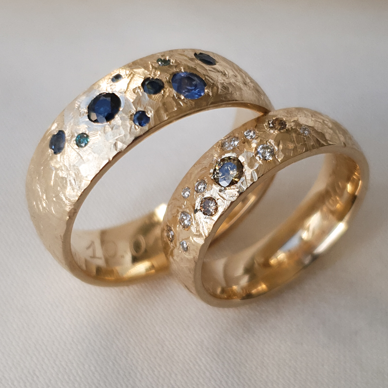 Abielusõrmused vääriskividega