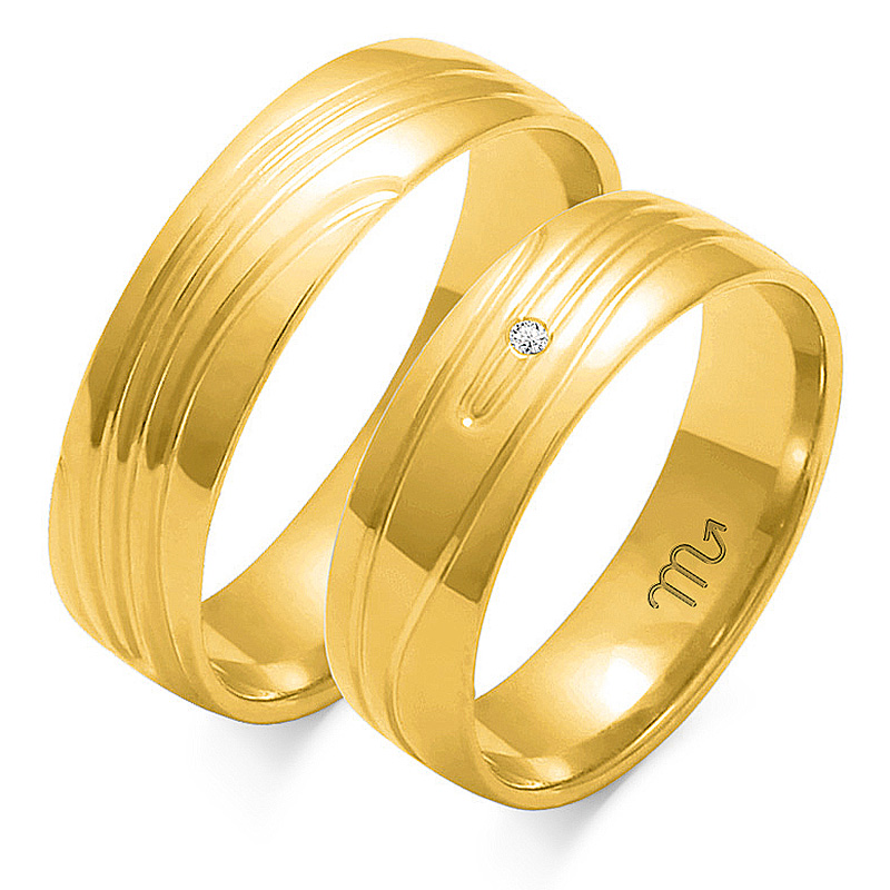 Abielusõrmused O-103