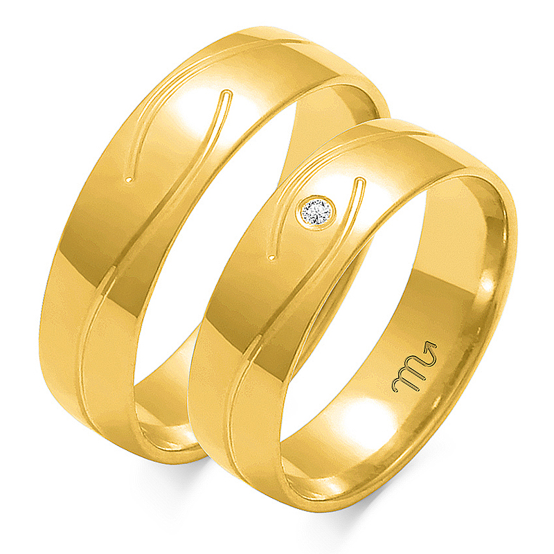 Abielusõrmused O-128