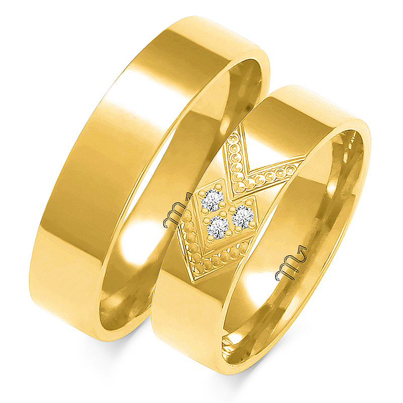 Abielusõrmused O-209