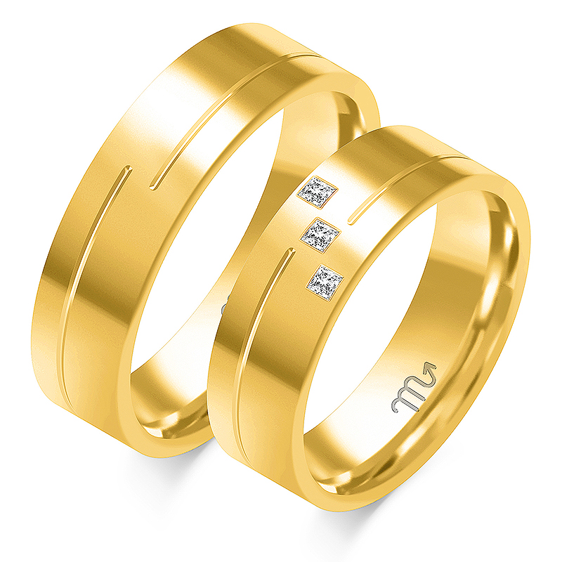 Abielusõrmused O-347